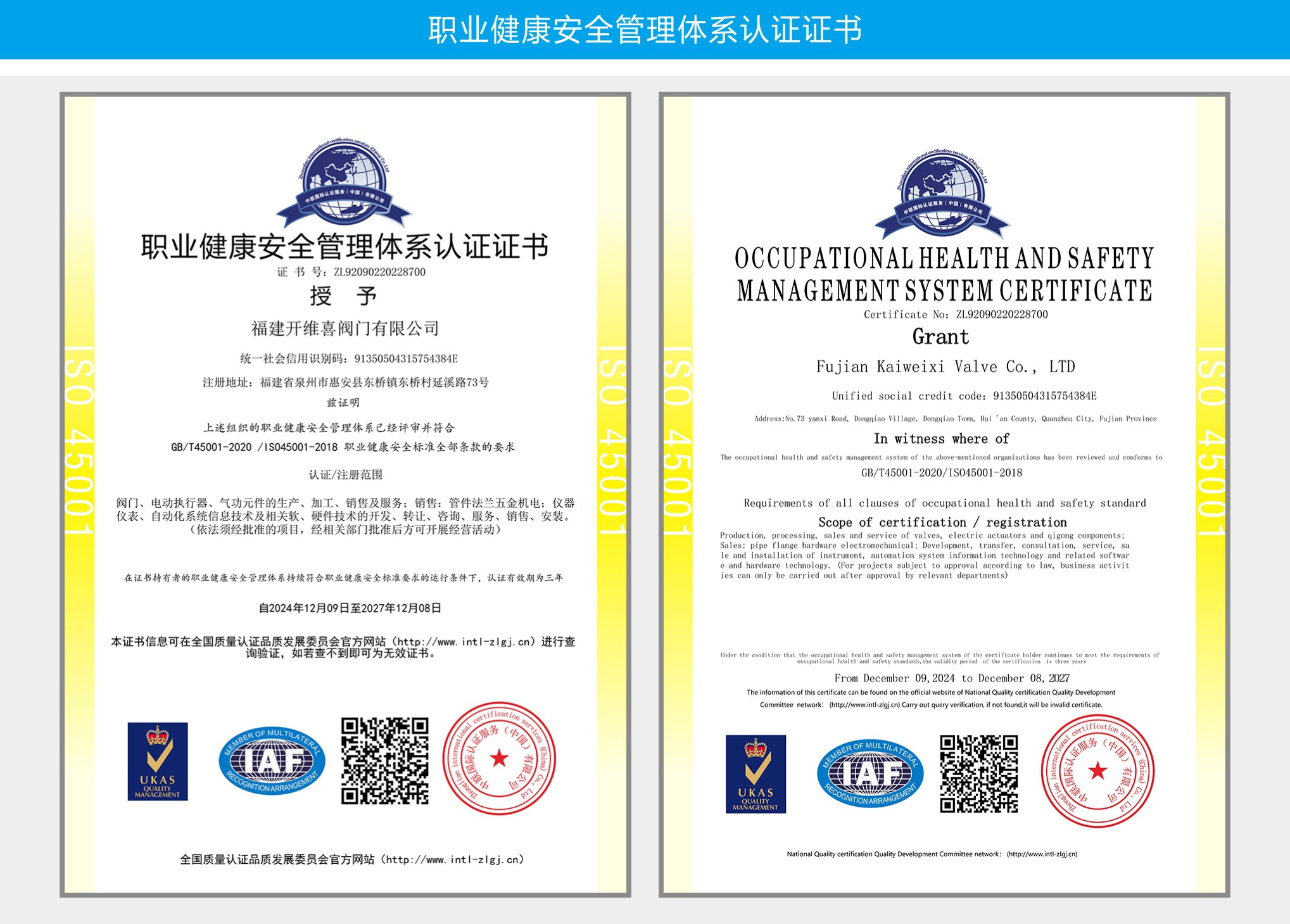 福建开维喜阀门有限公司